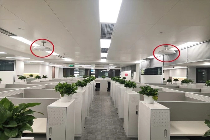 福万达室内智能空气净化系统在中国平安银行北京分行正式运行