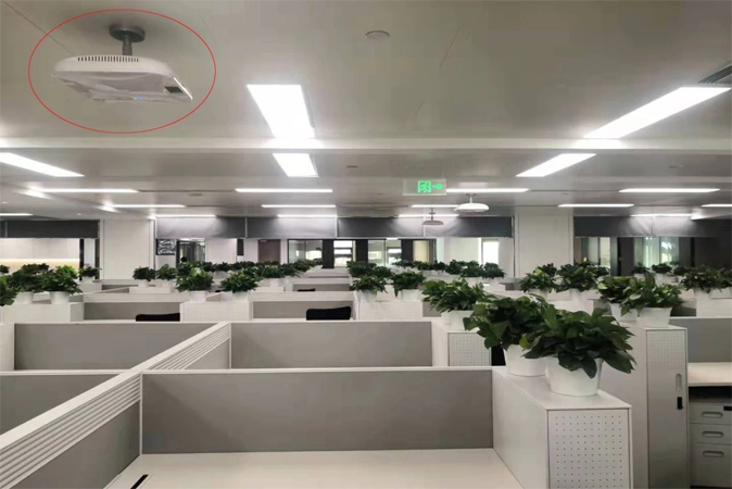 福万达室内智能空气净化系统在中国平安银行北京分行正式运行