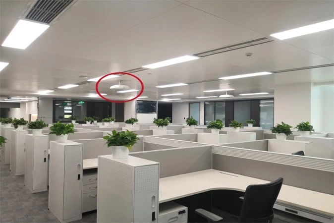 福万达室内智能空气净化系统在中国平安银行北京分行正式运行